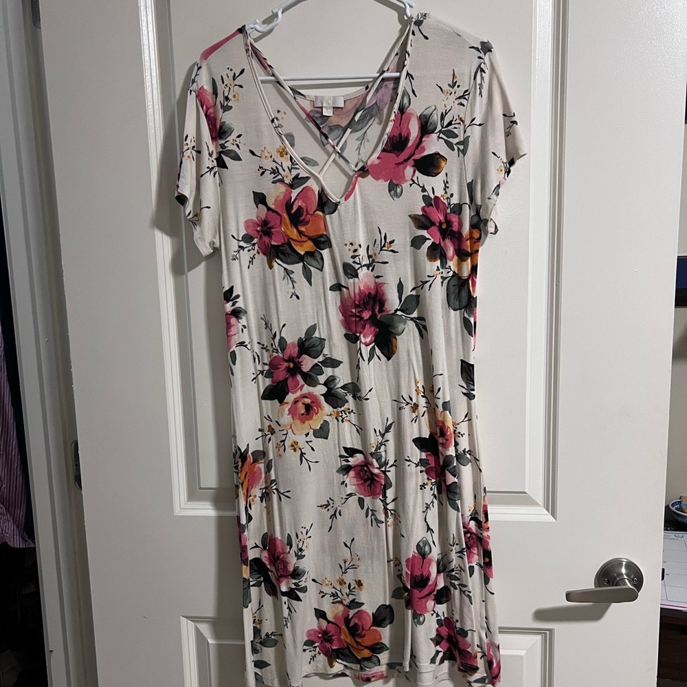 LuLaRoe Floral Dress